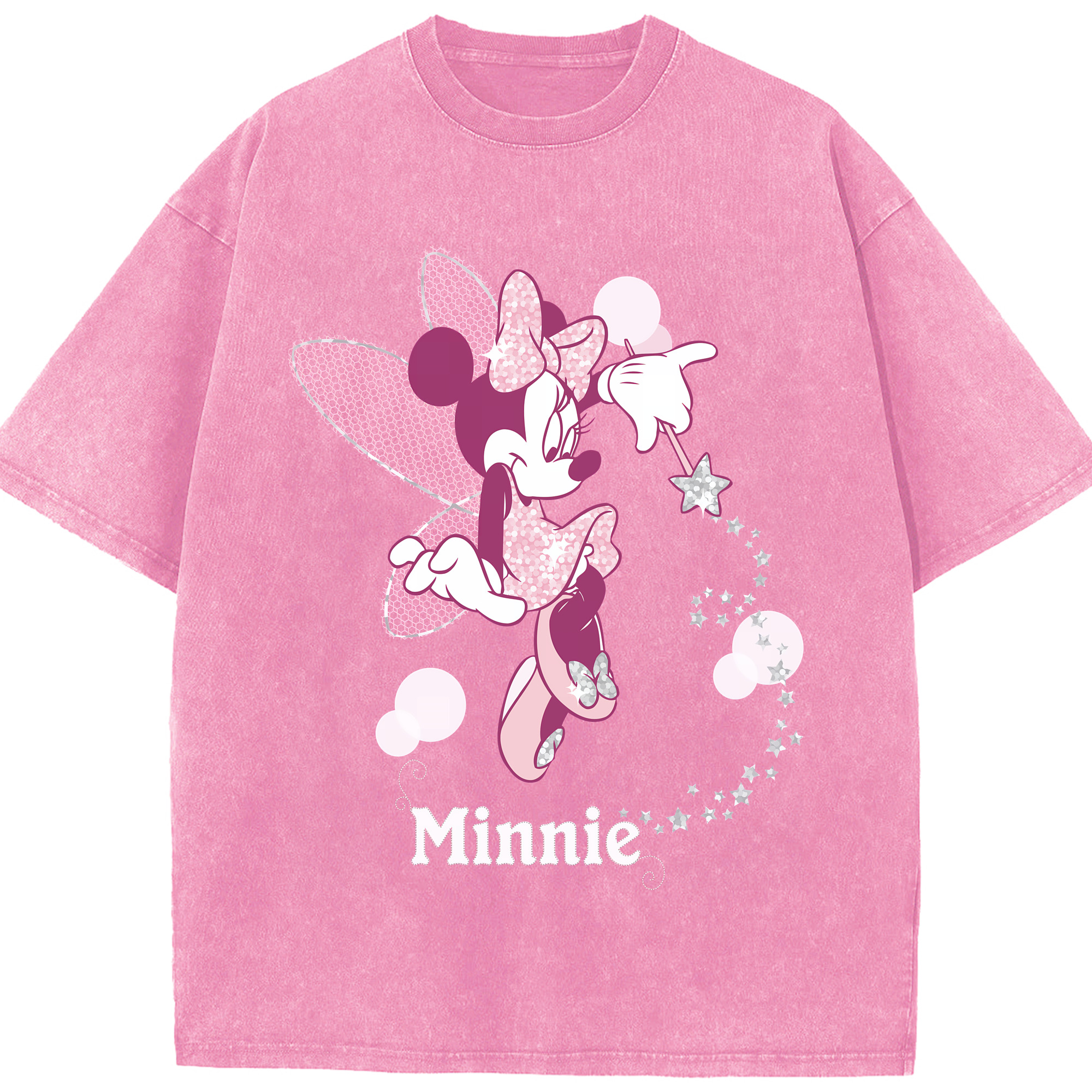 （画像用） ミッキーマウス Mickey Mouse 綿100% ヴィンテージ風 半袖Tシャツ（フロントプリント）
